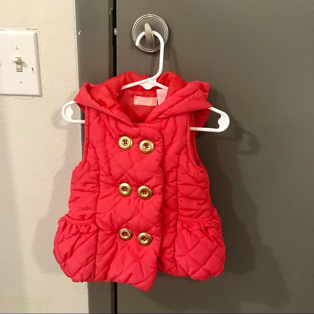 KIDS HEADQUARTERS Winter Hoodie Sleeveless Jacket